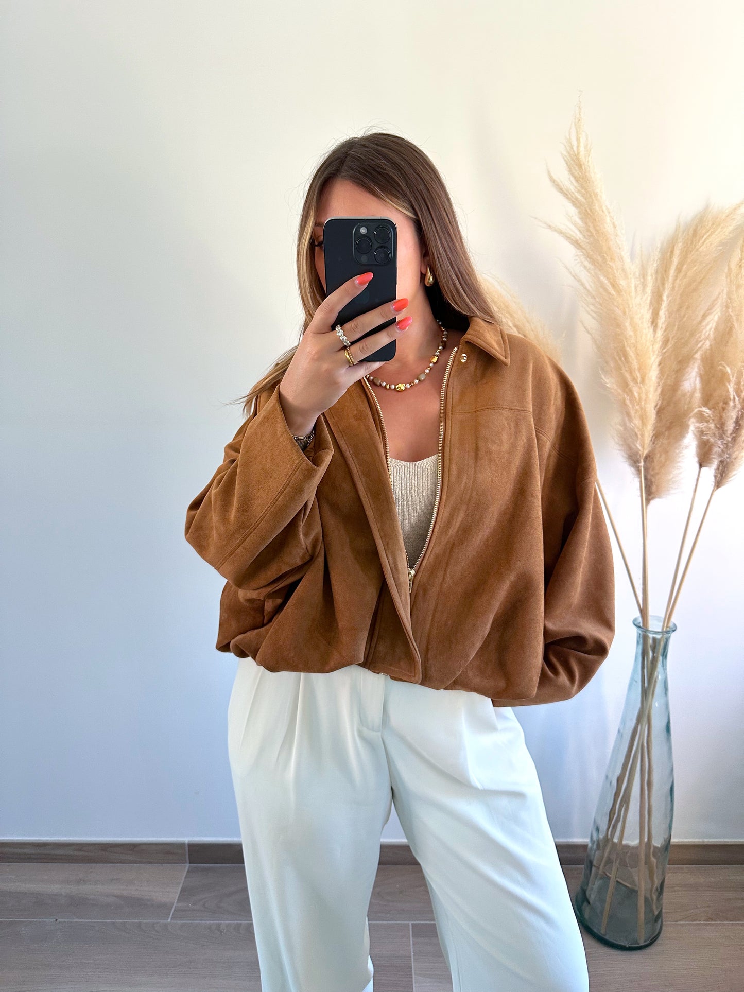 Veste camel BILLIE