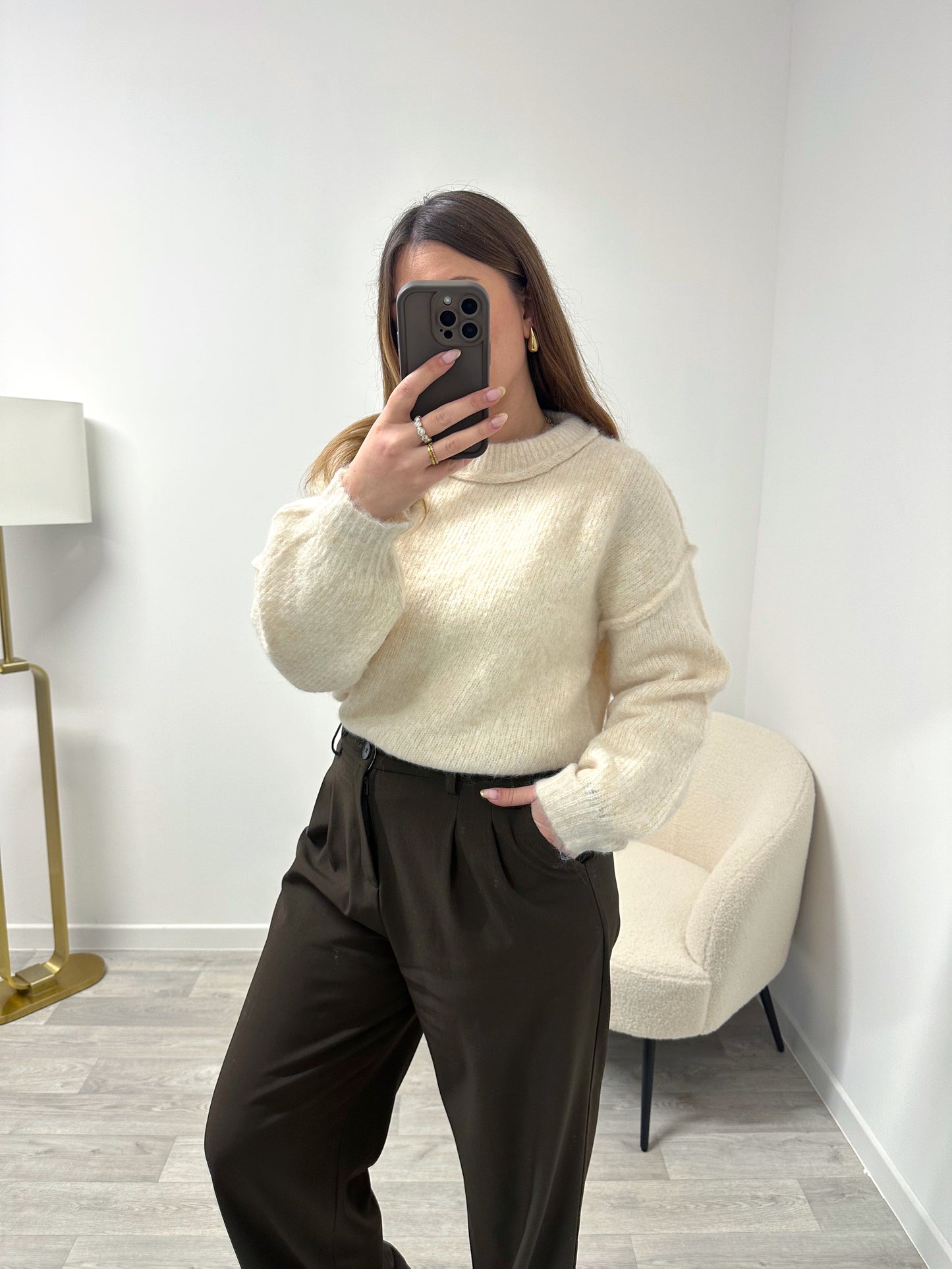 Pull beige ANTONIA
