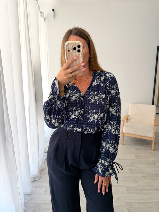 Blouse marine OPHÉLIE