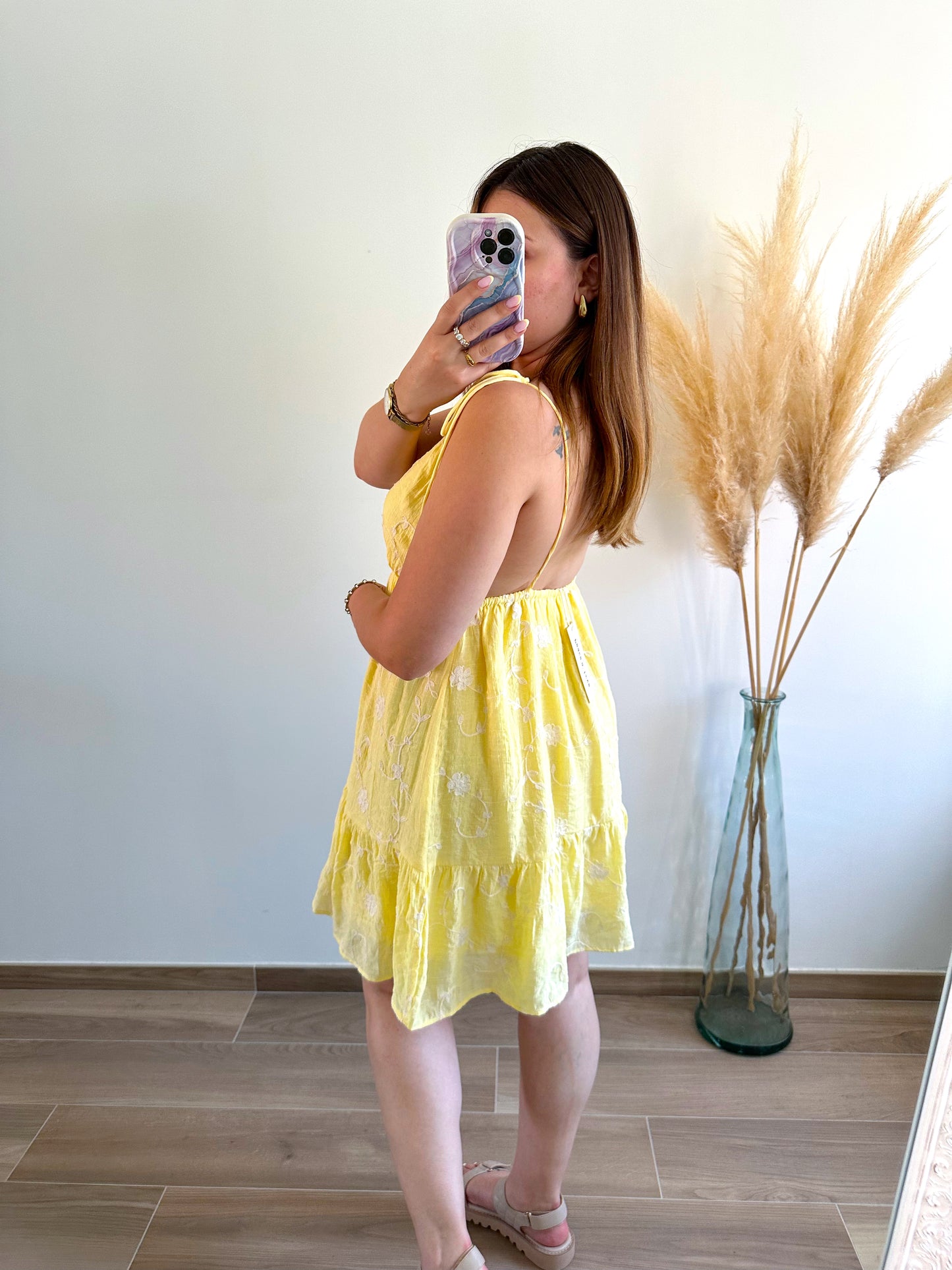 Robe jaune LIMONA