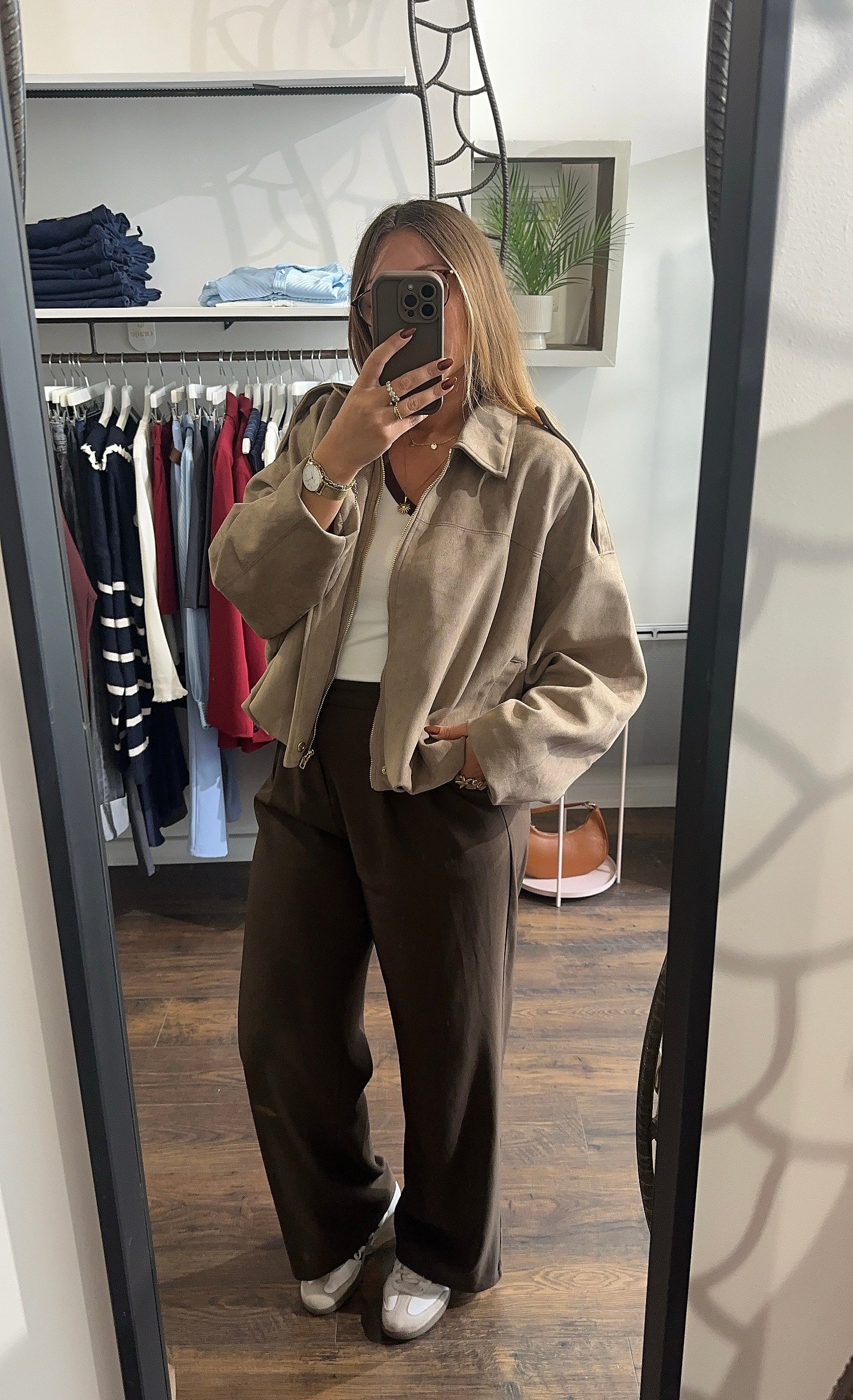 Veste taupe BILLIE
