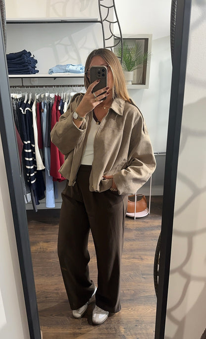 Veste taupe BILLIE