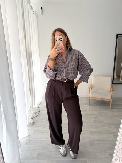 Chemise marron DINA