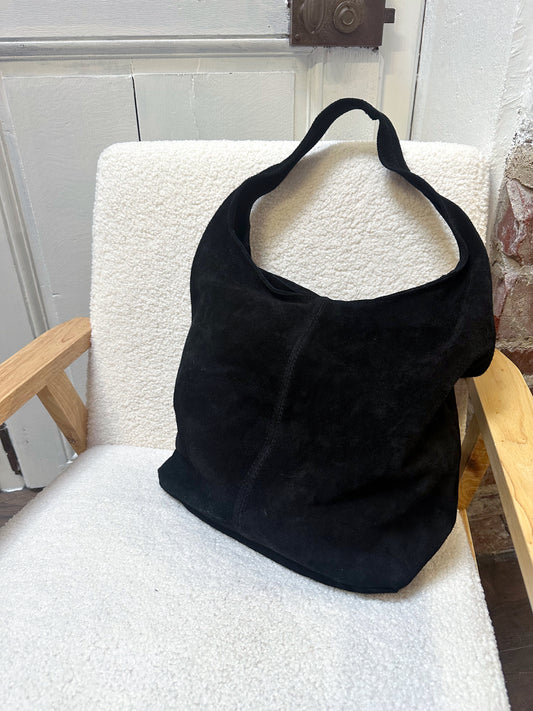Sac cabas cuir noir GABANO