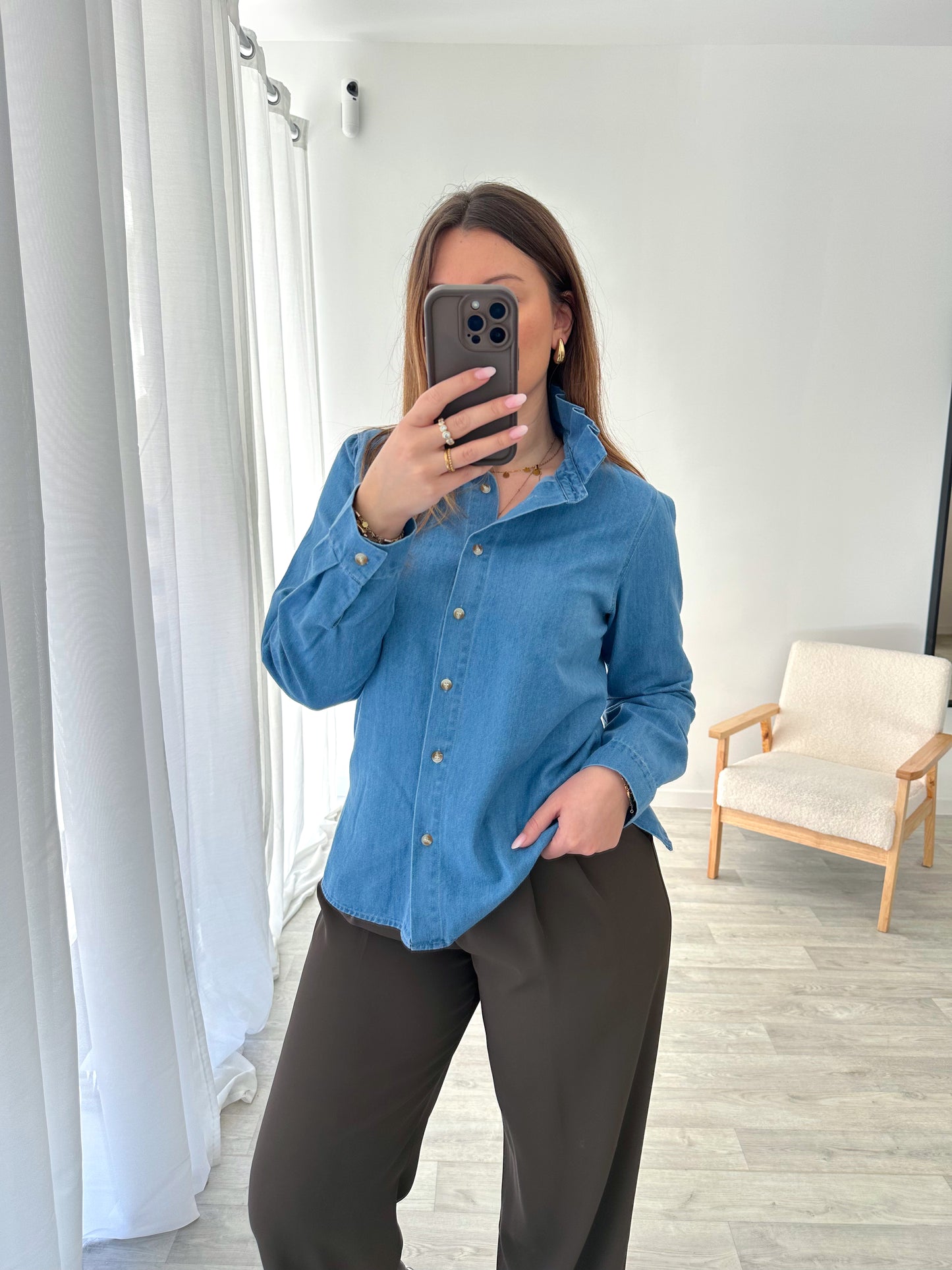 Chemise en jean ISADORA