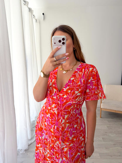 Robe longue imprimée MARGA
