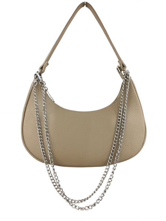 Sac cuir beige MELOVA