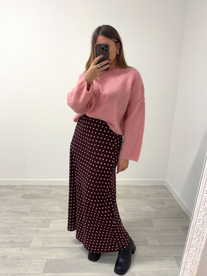 Pull rose alpaga MABEL