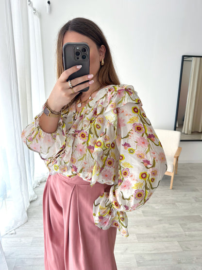 Blouse fleurie SOLY