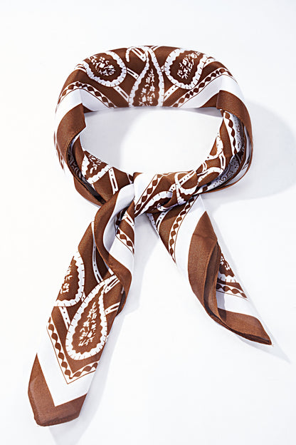Foulard marron
