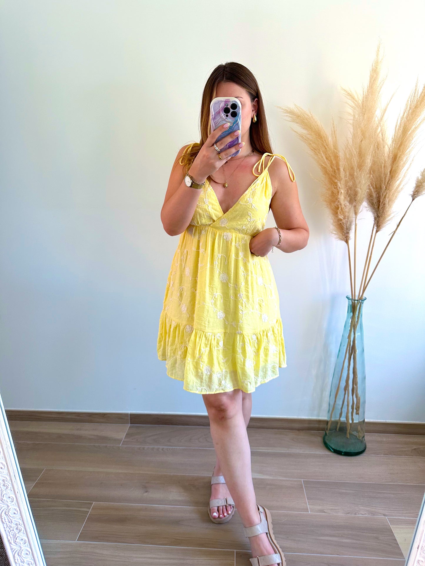 Robe jaune LIMONA