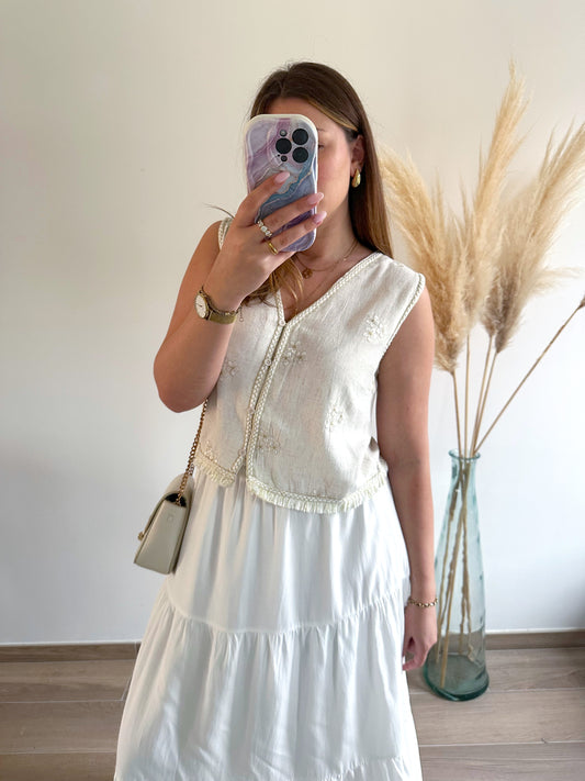 Top boheme beige NAORI