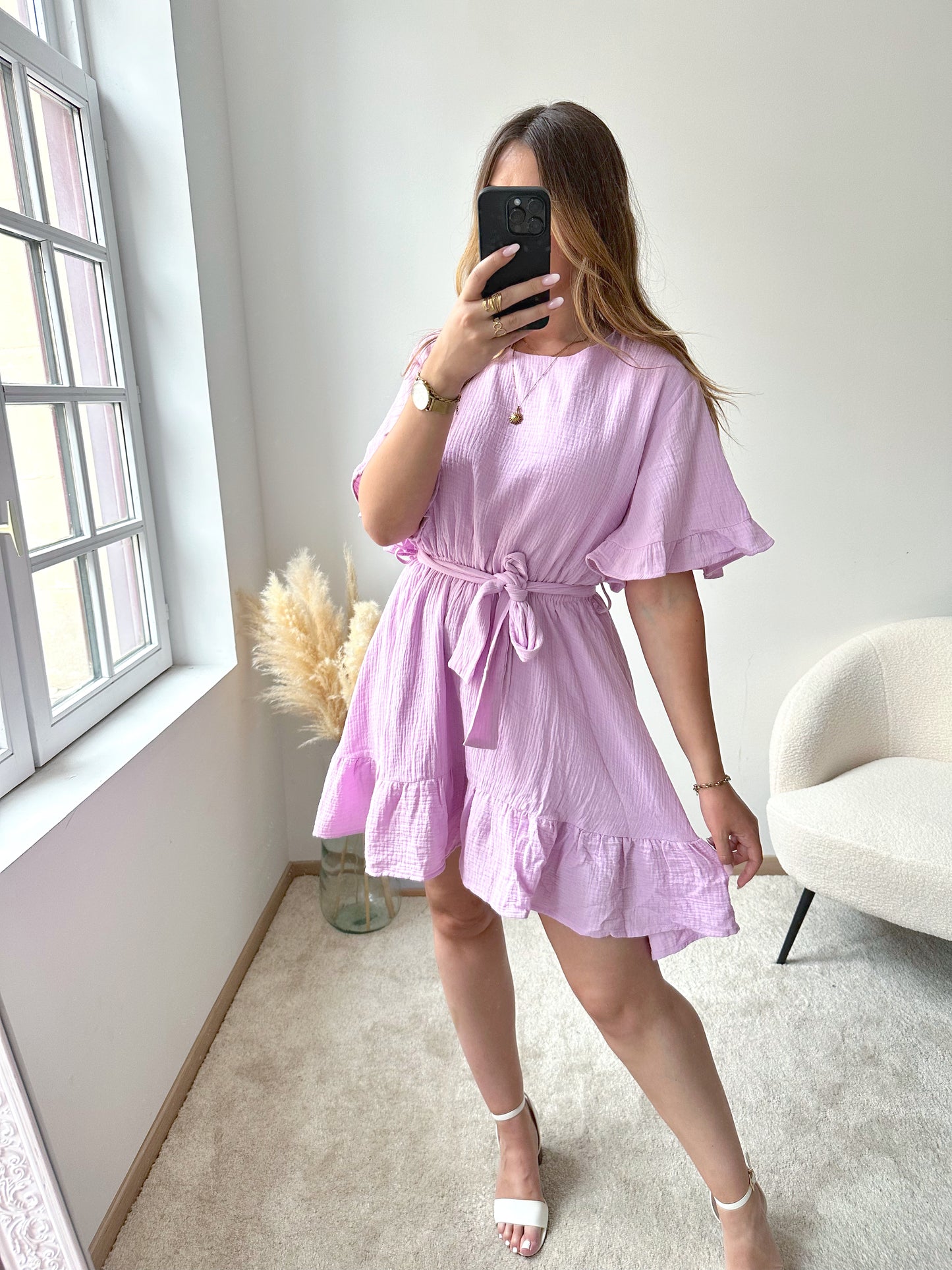 Robe lilas LENA