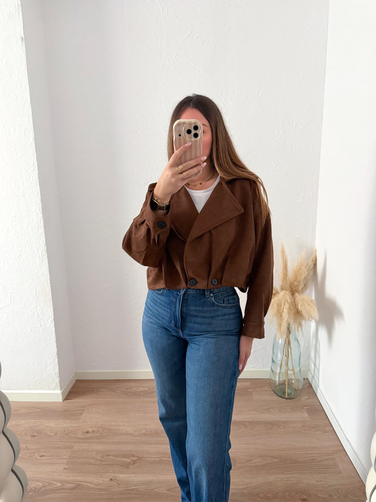Veste marron GIOLA