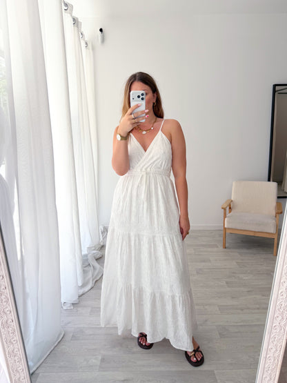 Robe longue brodée AMERIL