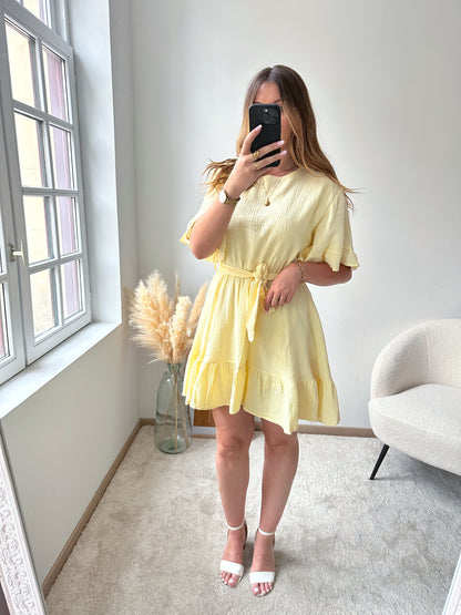 Robe jaune LENA