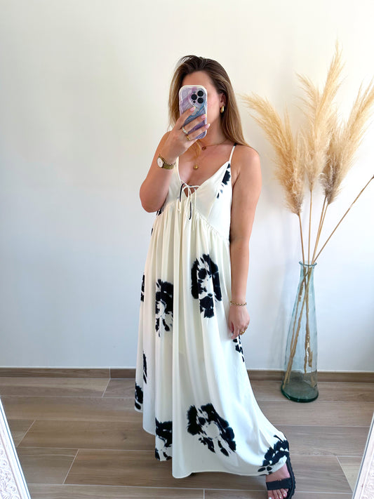 Robe longue imprimée SIDNEY