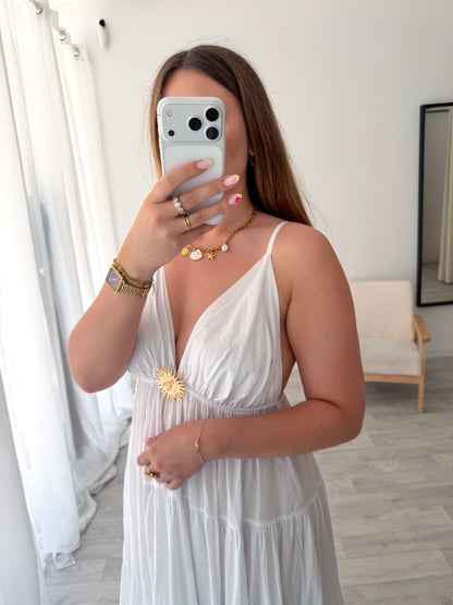Robe longue blanche SOLAL