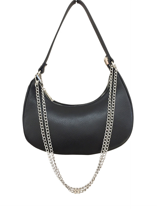 Sac cuir noir MELOVA