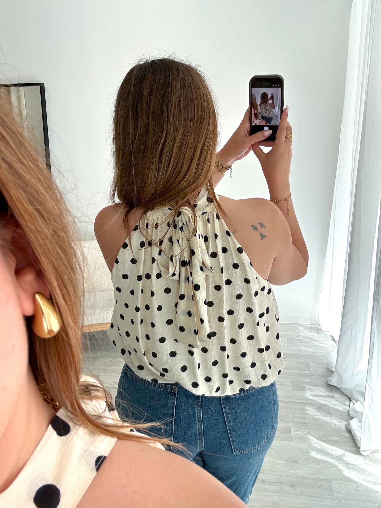 Top pois beige YOLA