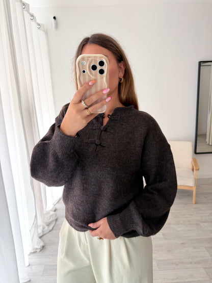 Pull marron MARLON