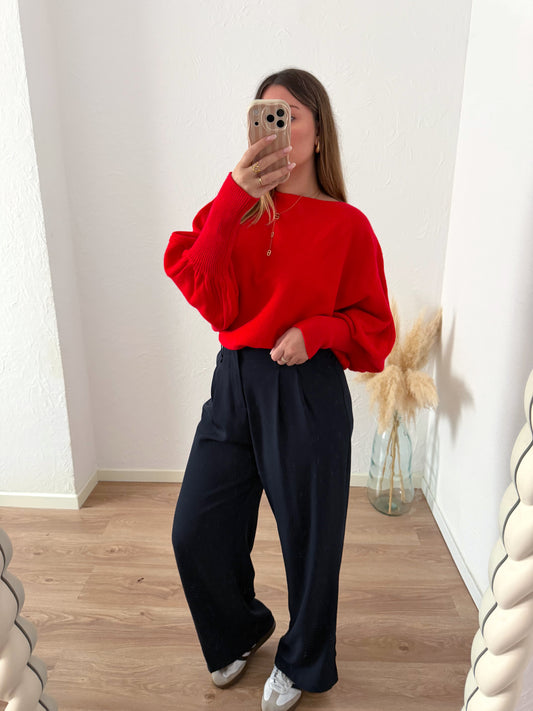 Pull rouge THEODORA