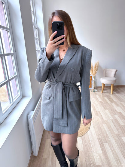 Robe blazer rayée JAYLEEN