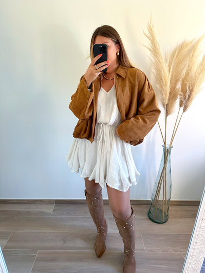 Veste camel BILLIE