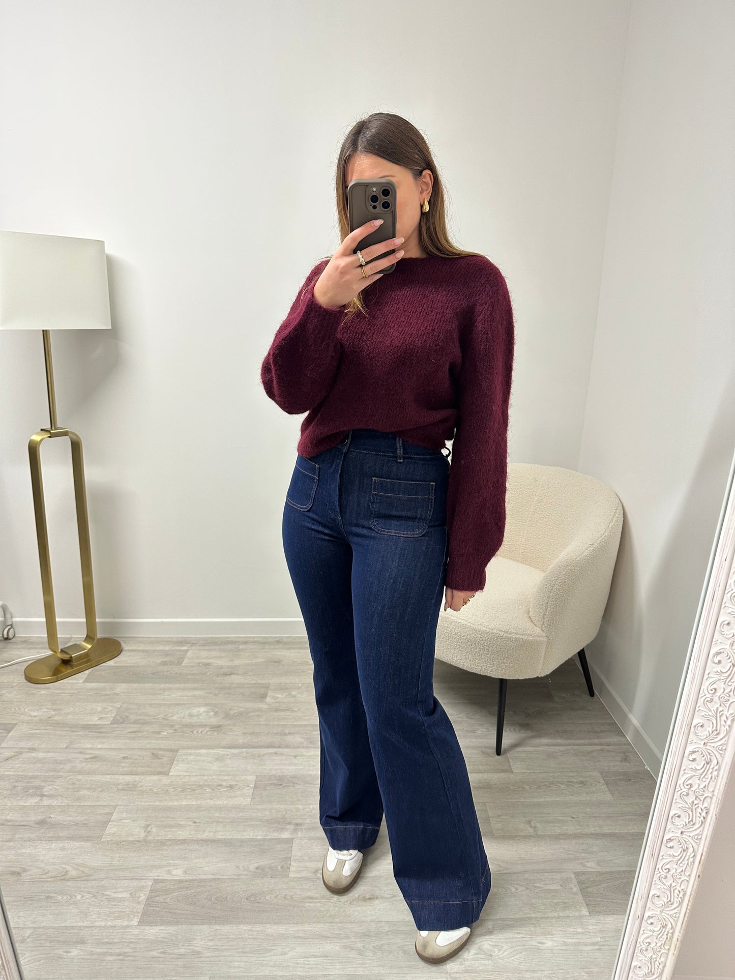 Jean taille haute brut PAOLINA