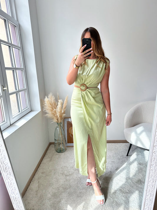 Robe vert d'eau ANTHEA