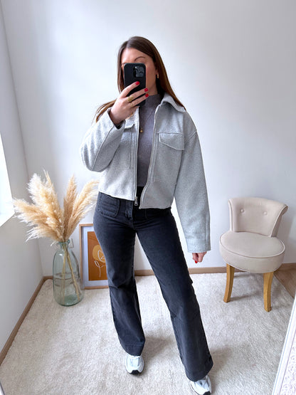 Blouson gris ORNELLA