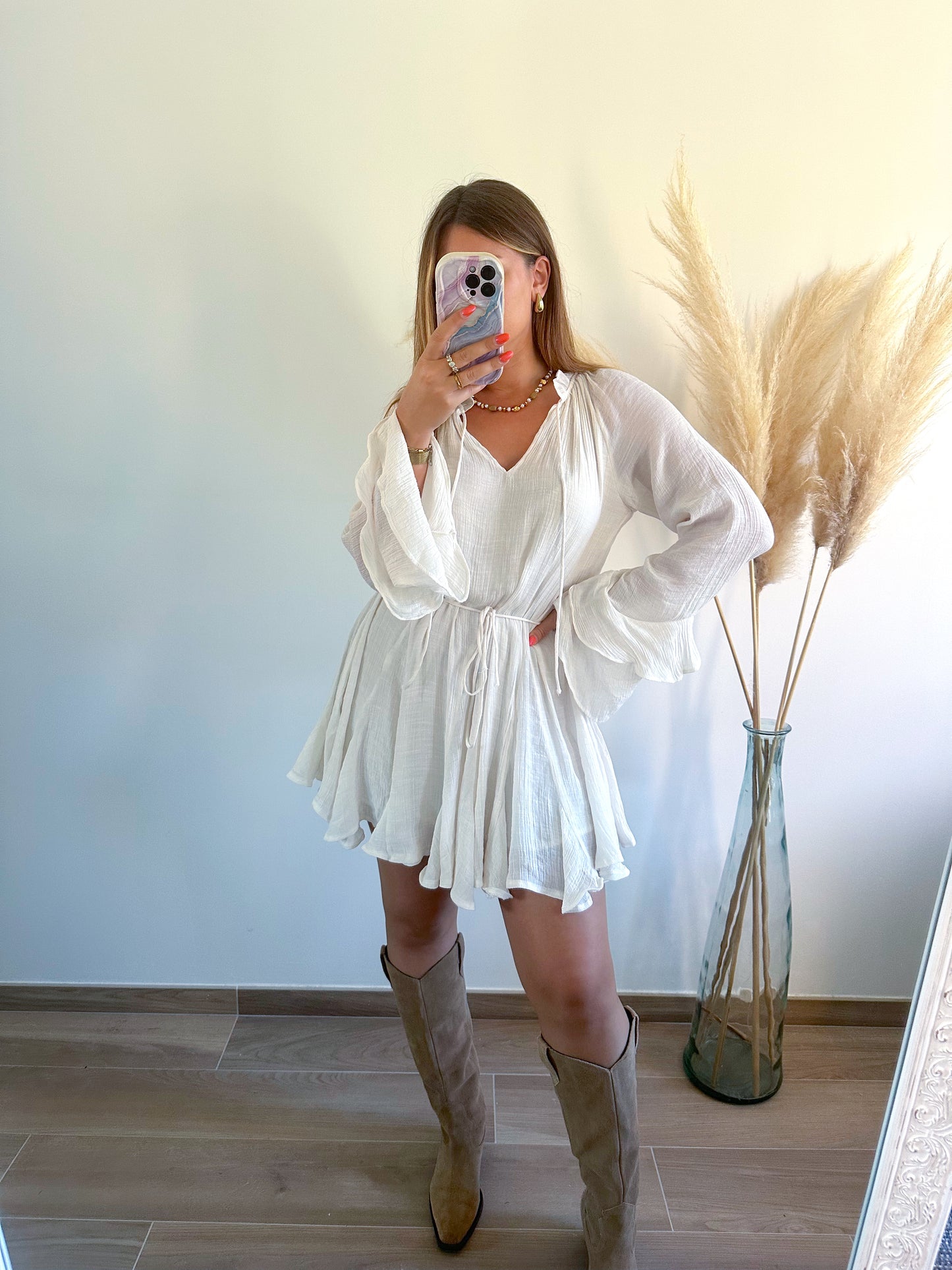 Robe écru AVA
