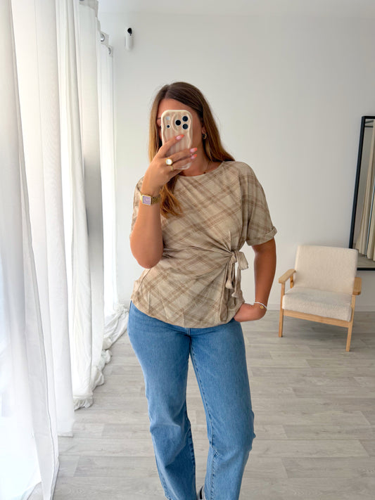 Top carreaux LOUISA