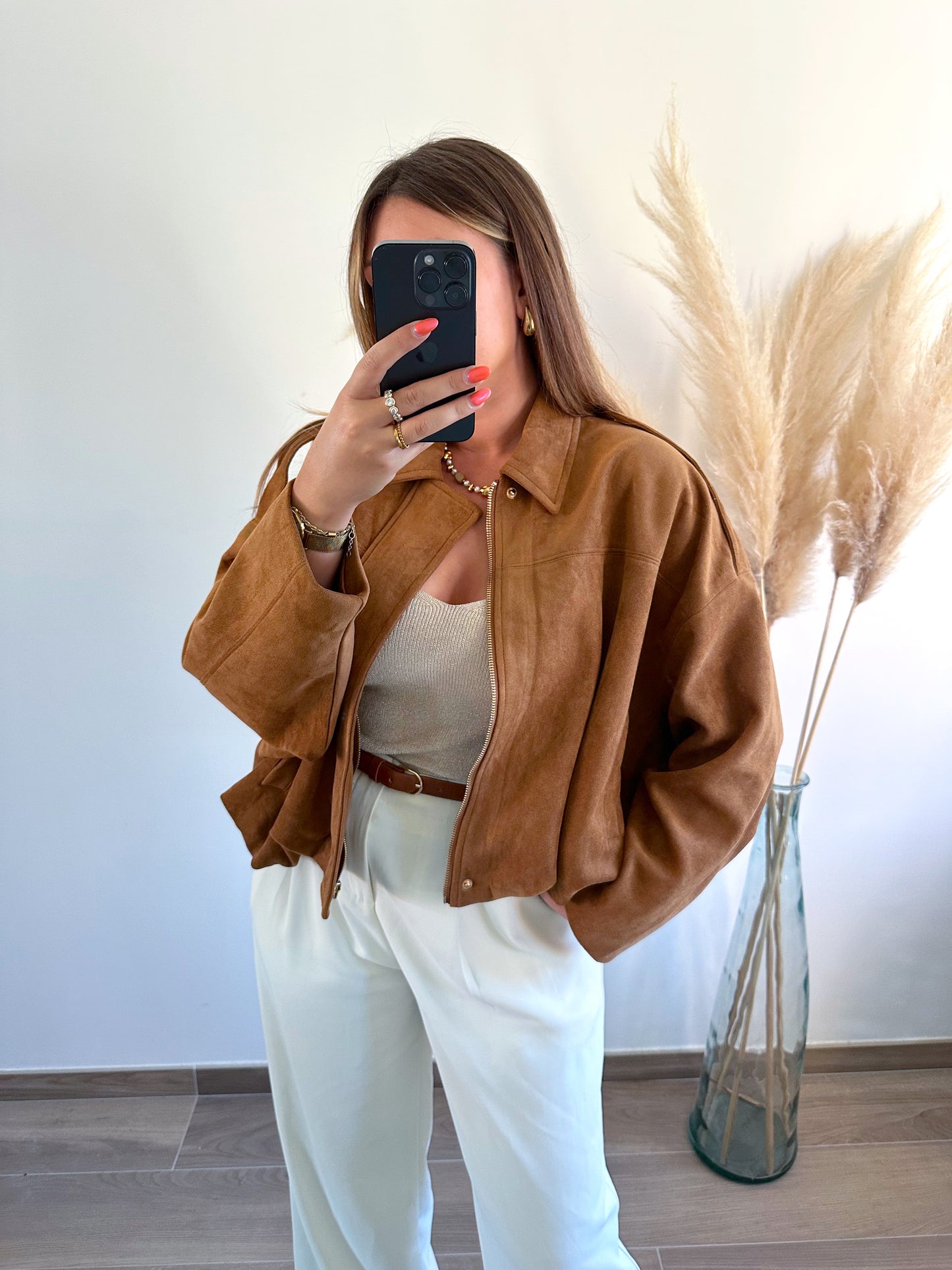 Veste camel BILLIE