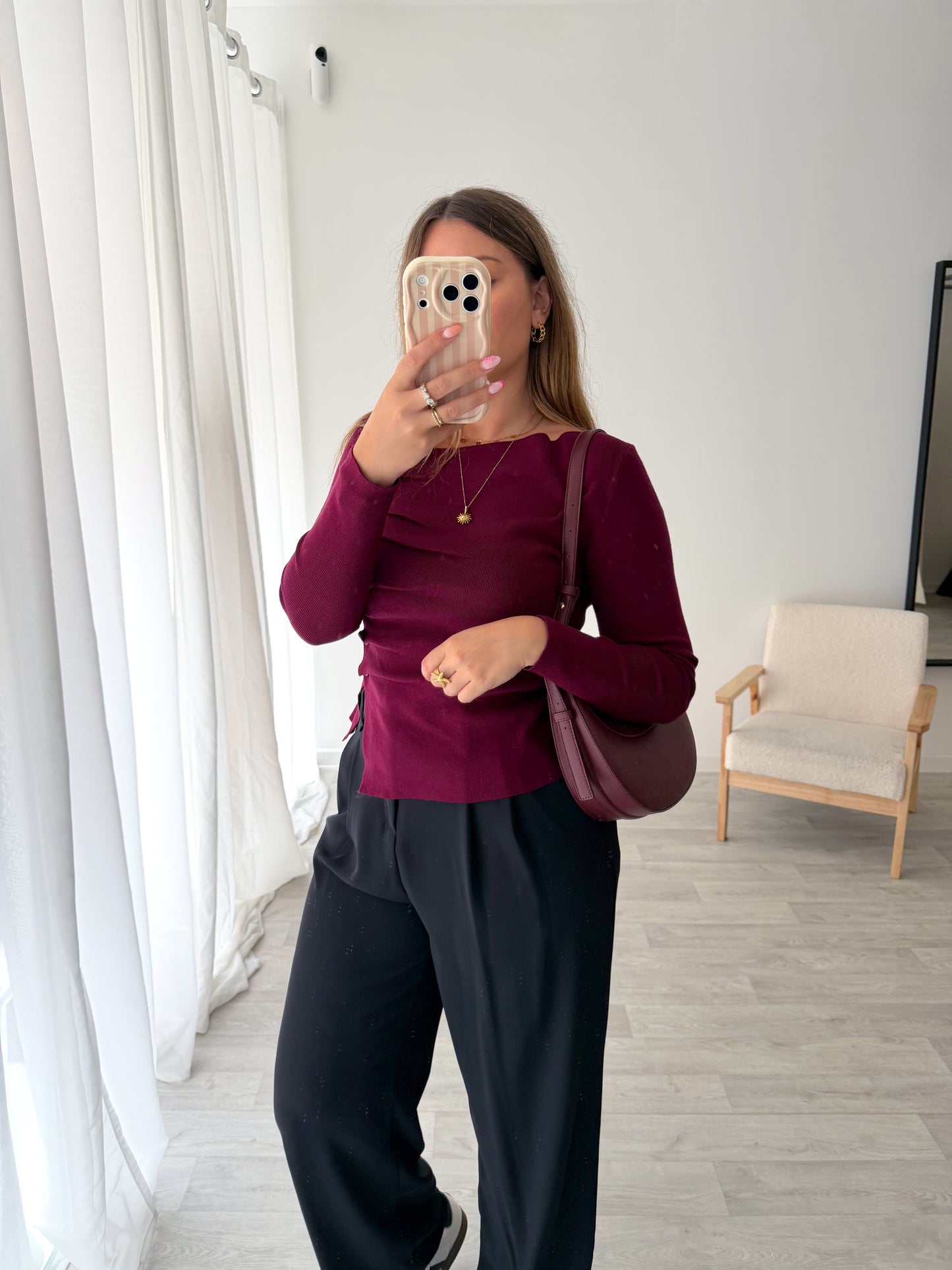 Maille bordeaux MELINE
