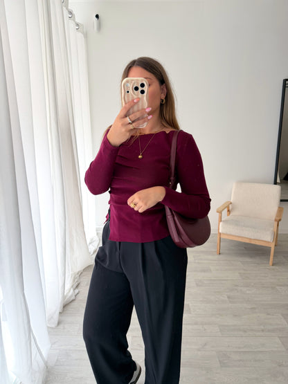 Maille bordeaux MELINE
