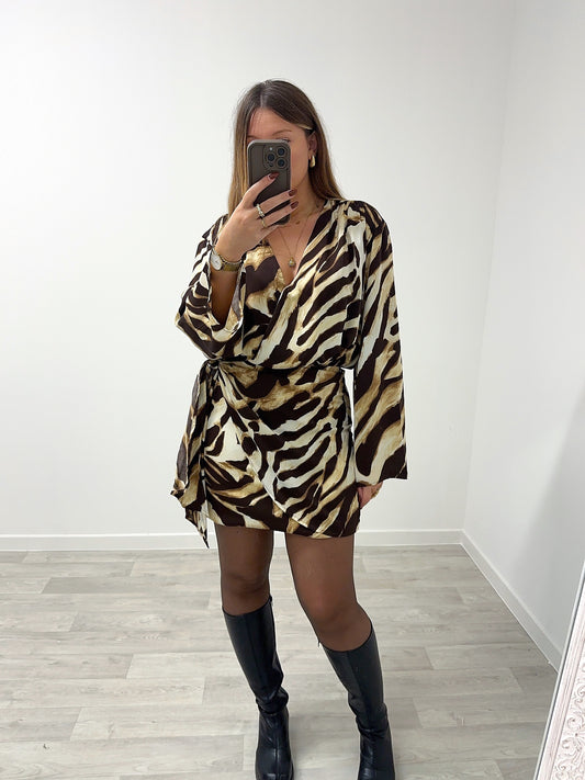 Robe croisée AMANDIE
