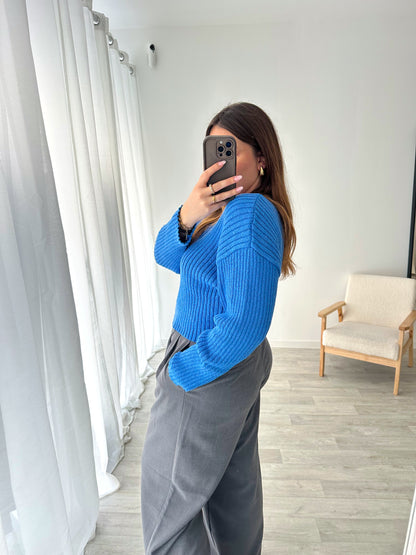 Pull bleu ZOHRA