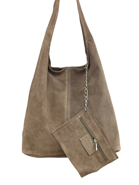 Sac cabas cuir taupe GABANO