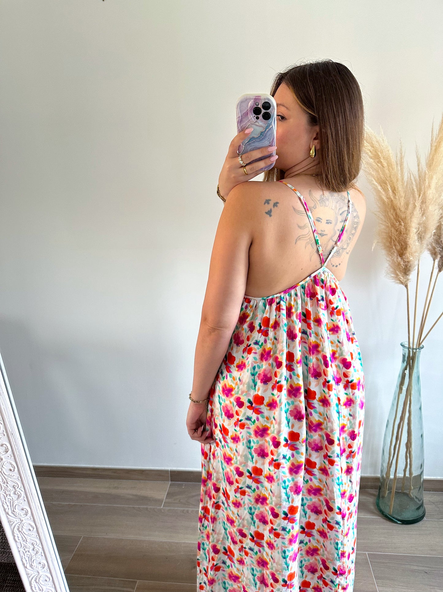 Robe longue imprimée NYAH