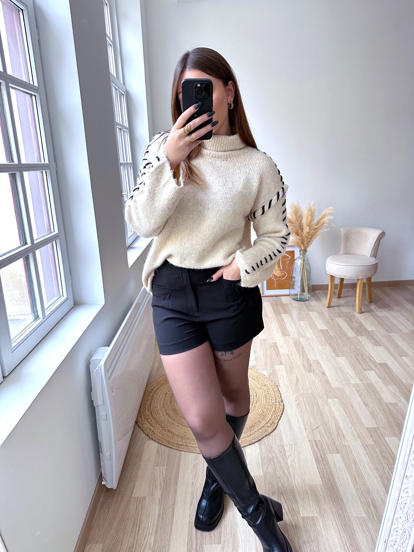 Pull beige DARLA