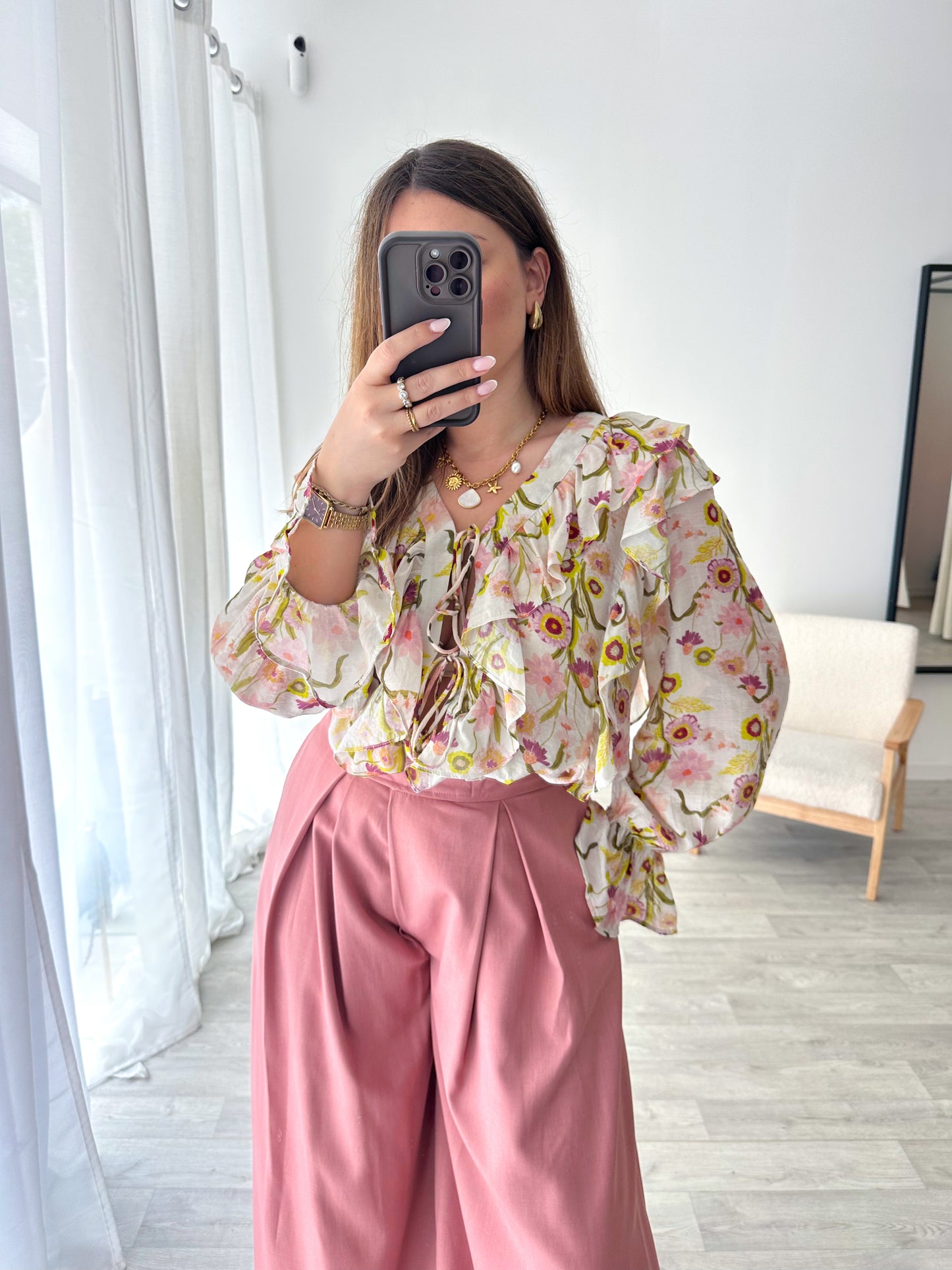 Blouse fleurie SOLY