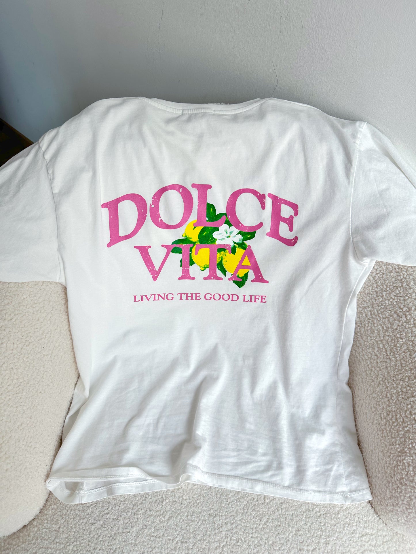 Tee-shirt blanc DOLCE VITA