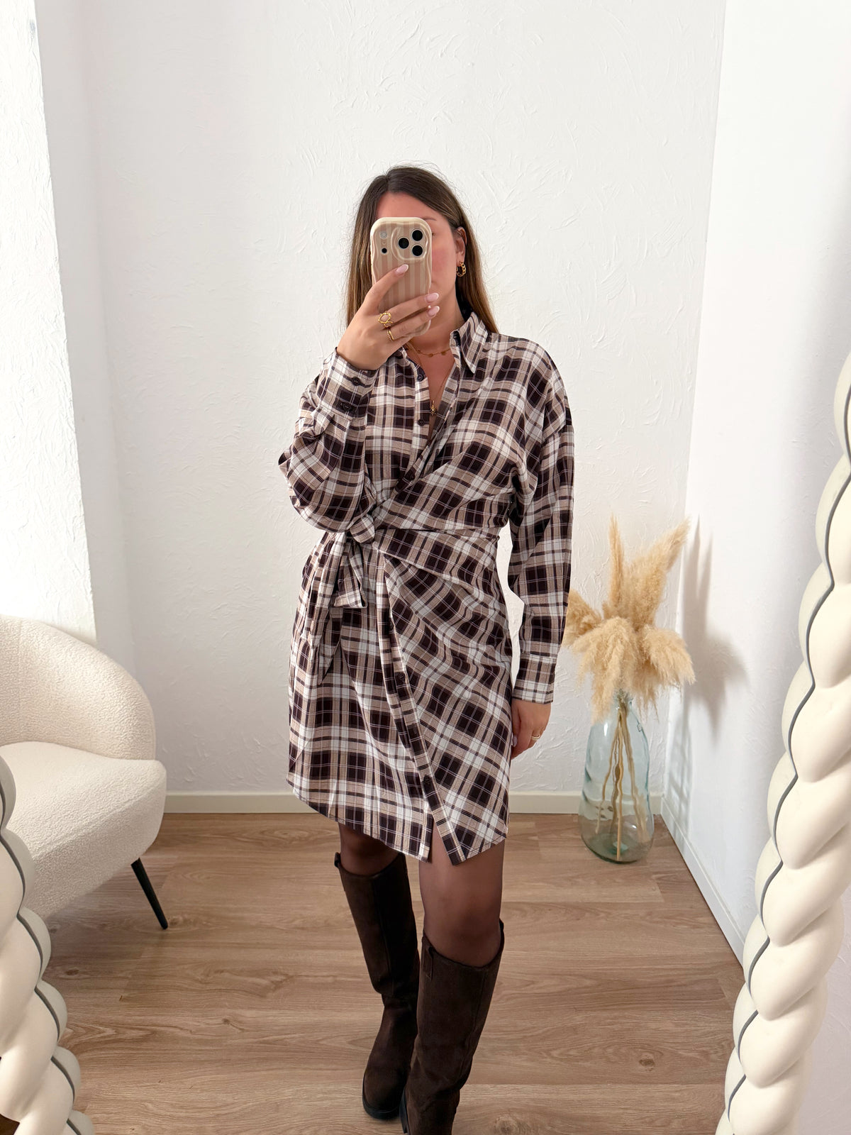 Robe à carreaux MAEVA