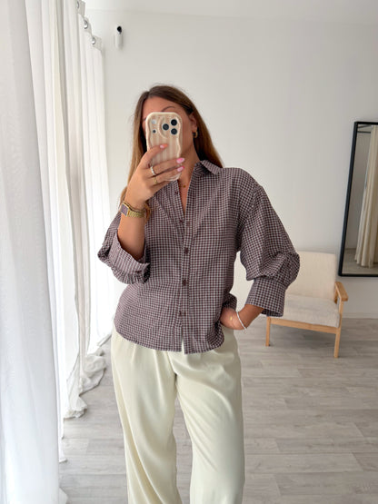 Chemise marron DINA