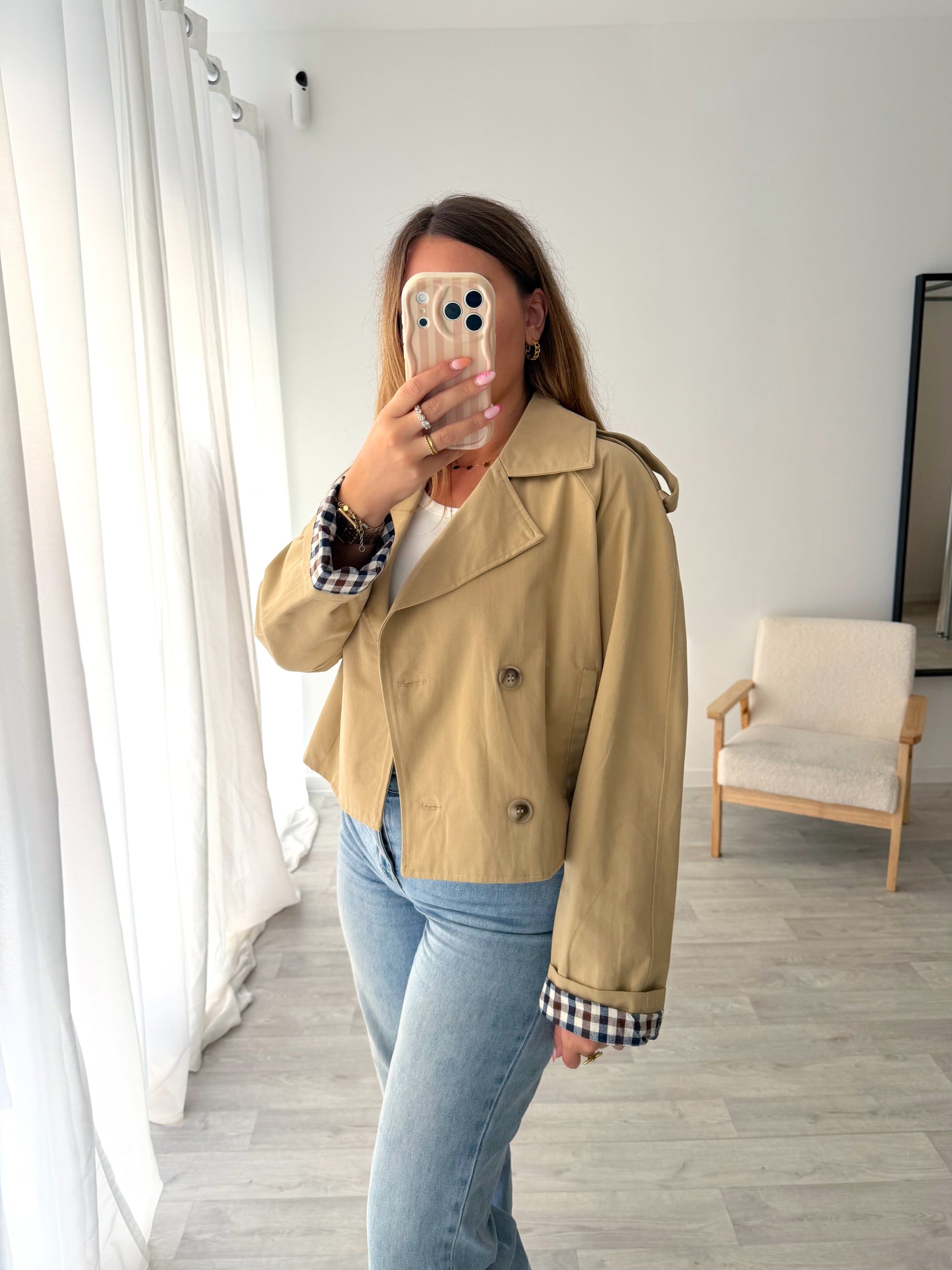 Veste camel DANIELLE