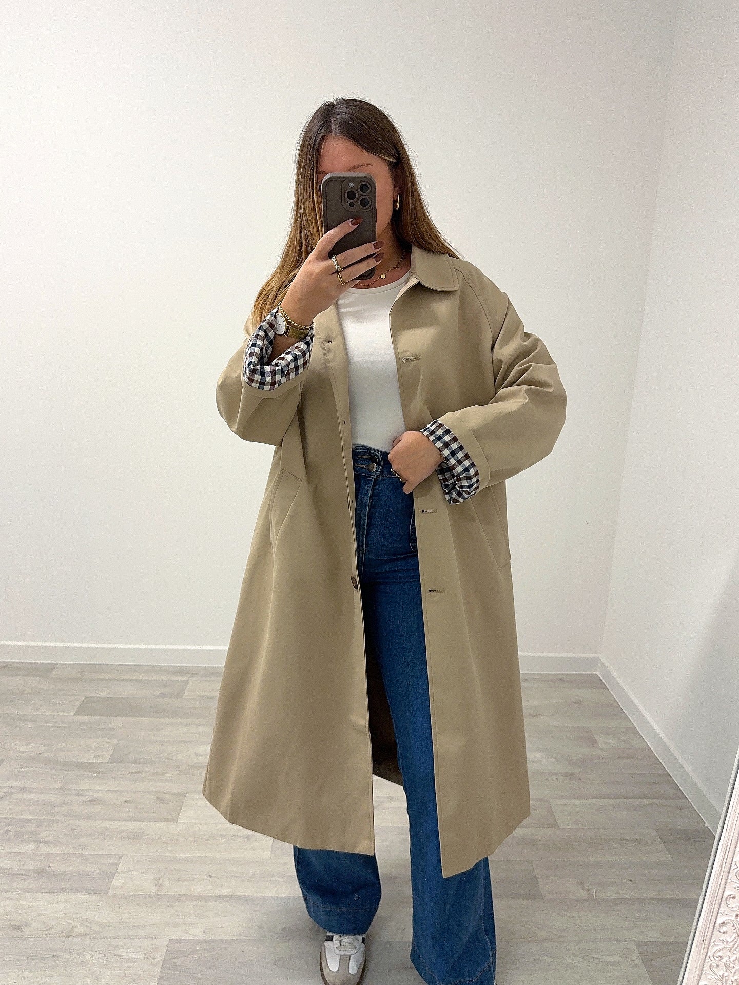 Trench long beige DANIELLE