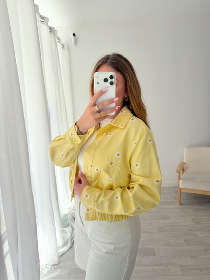 Veste jaune marguerites PINA