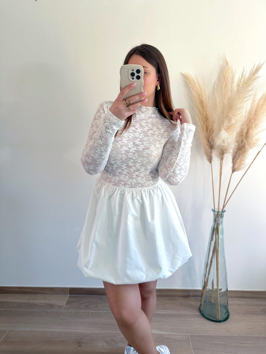 Robe blanche ALBA