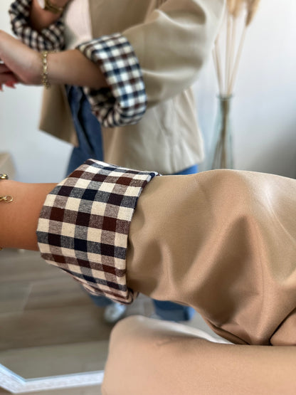 Veste courte beige DANIELLE